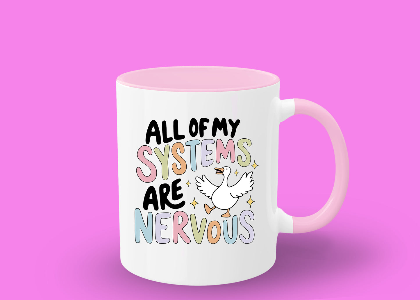 All of my systems are nervous mug