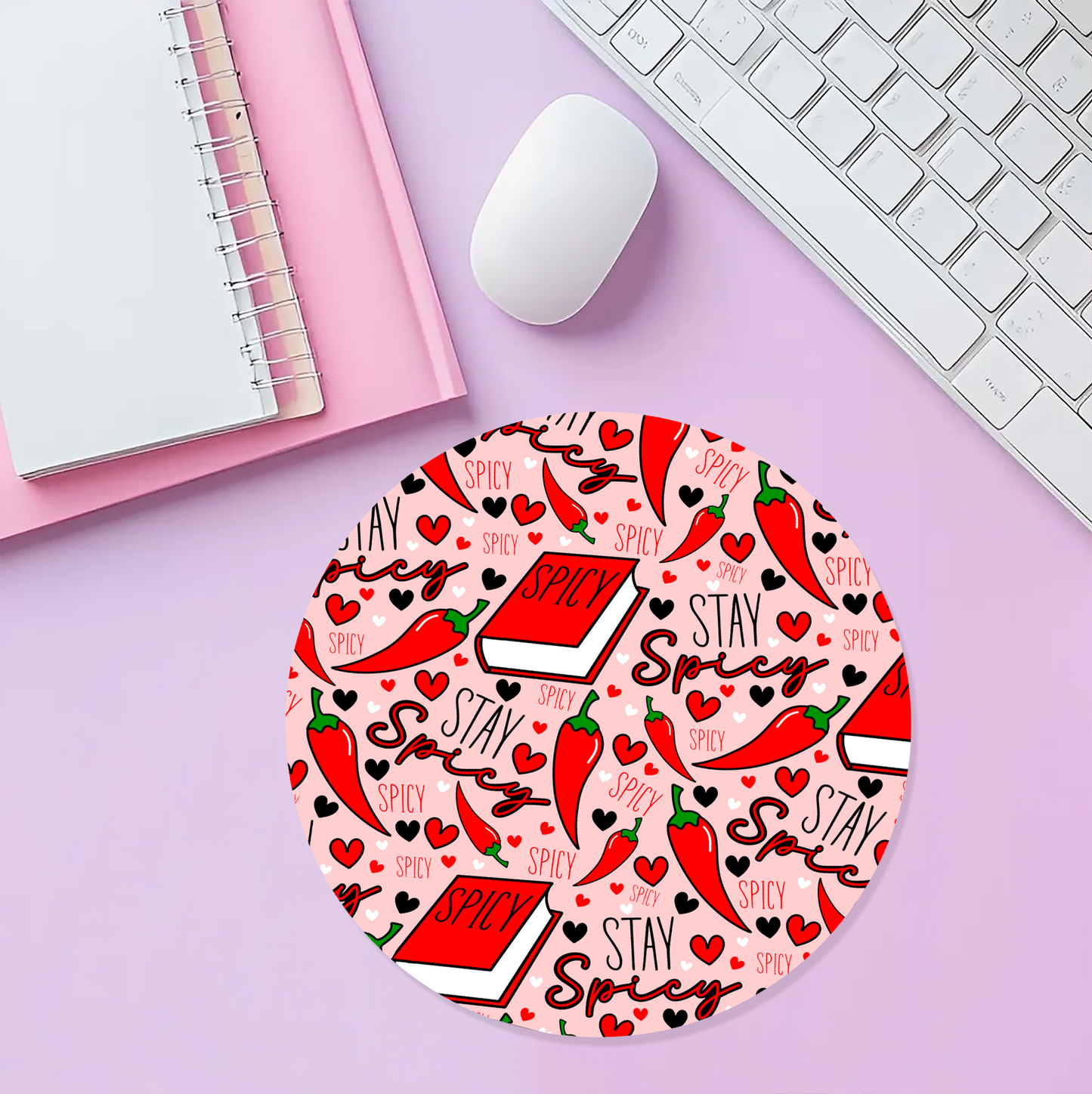 Spicey books mousepad