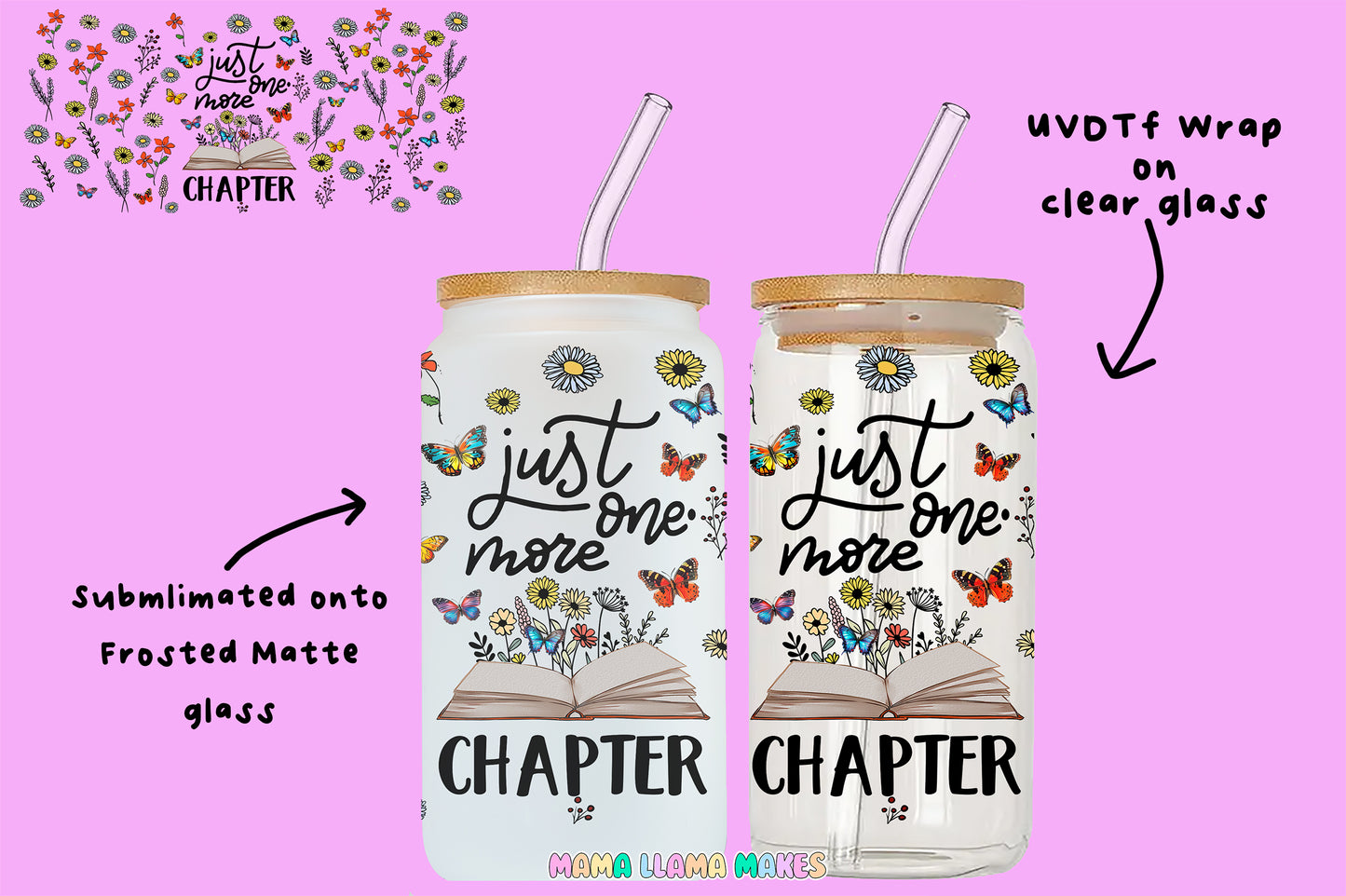 Just one more chapter- Can glass