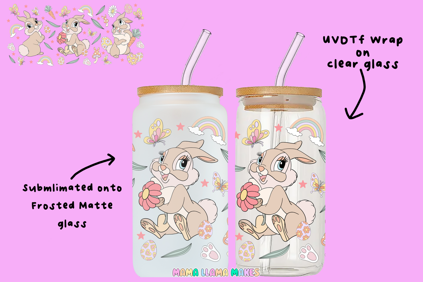 Thumper can glass