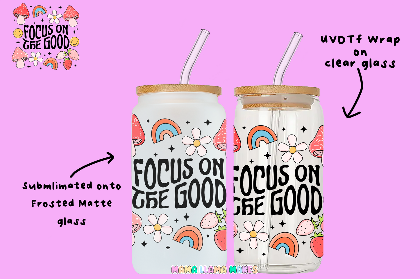 Focus on the good. Can glass
