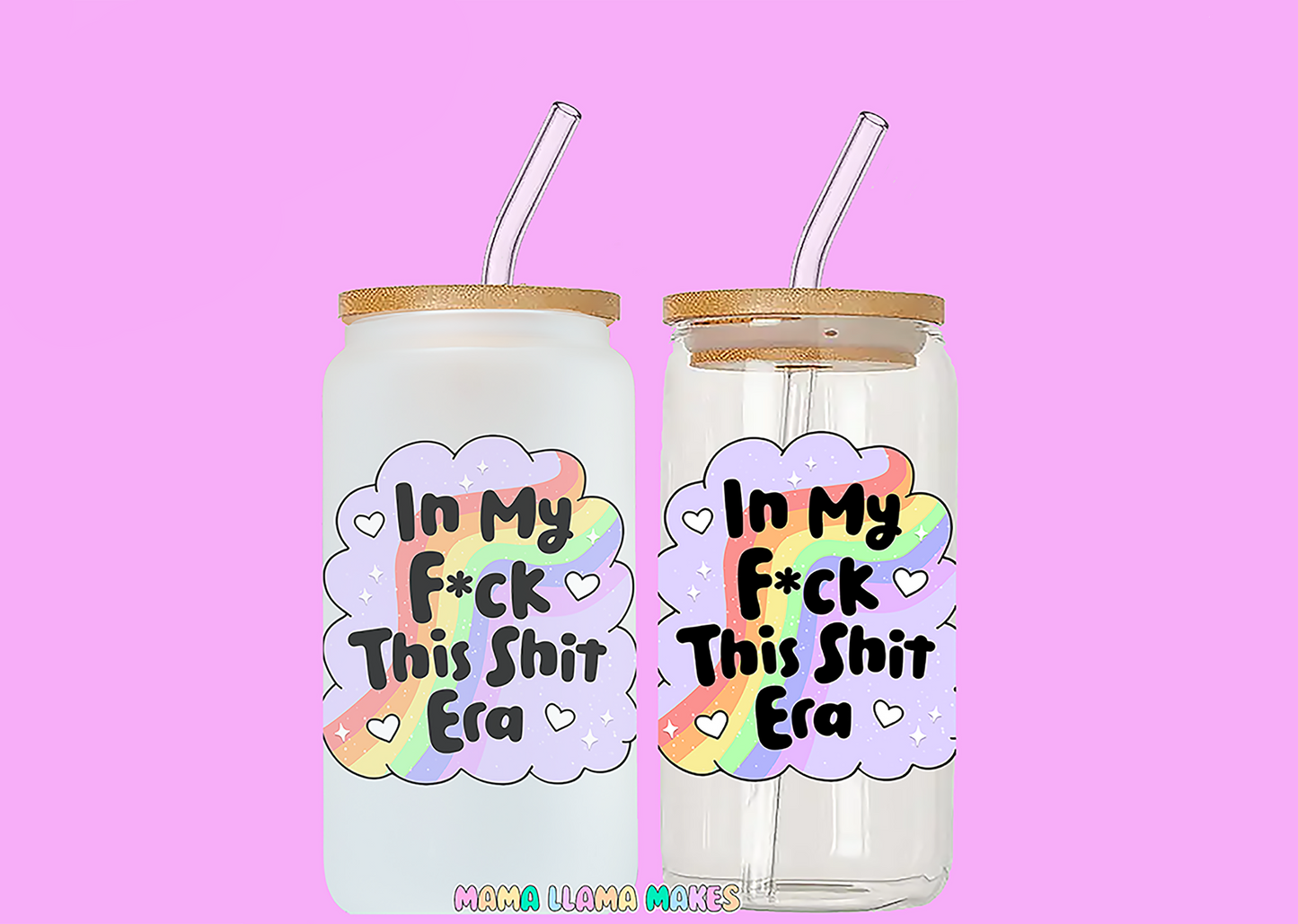 In my fuck this shit era can glass