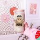 cats are better than people Glass Can Cup - 473ml