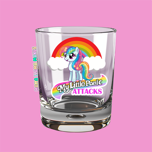 My little panic attacks shotglass