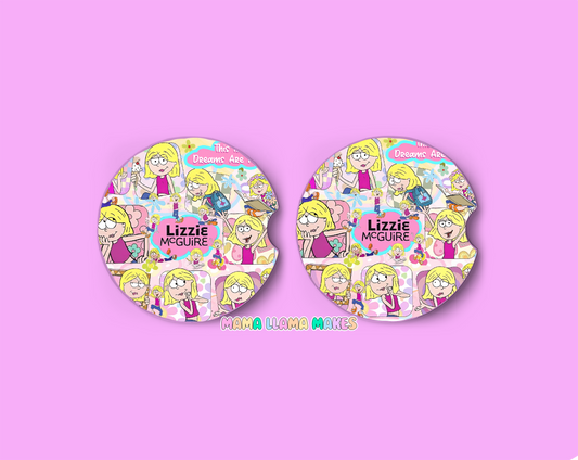 Lizzie- Car coasters