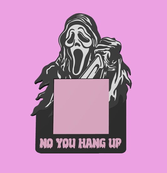 Ghost Face Sticky Note Holder – For Notes That Scream to Be Seen