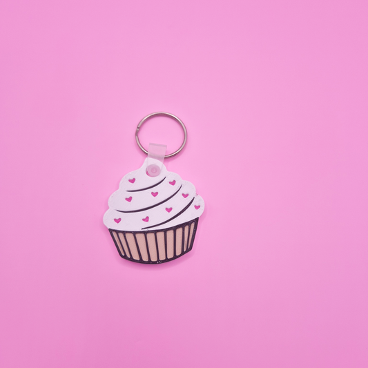Cup cake NFC keychain