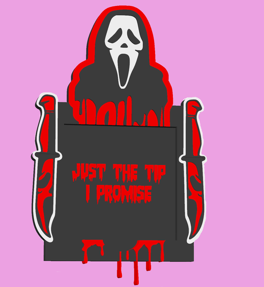Ghostface “Just the Tip” Sticky Note Holder – For Your Killer To-Do List
