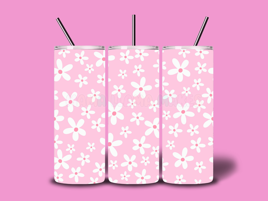 Simple flowers tumbler