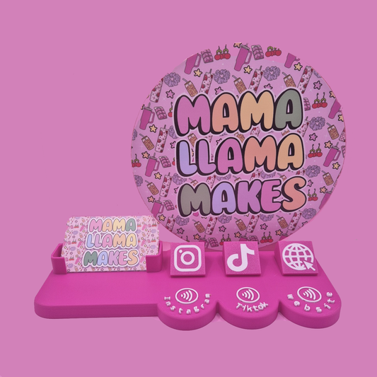 Custom logo NFC market and business stand