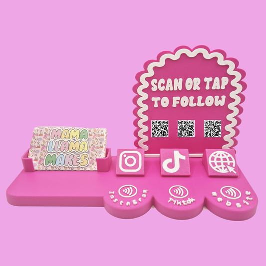 Wavey NFC market and business stand