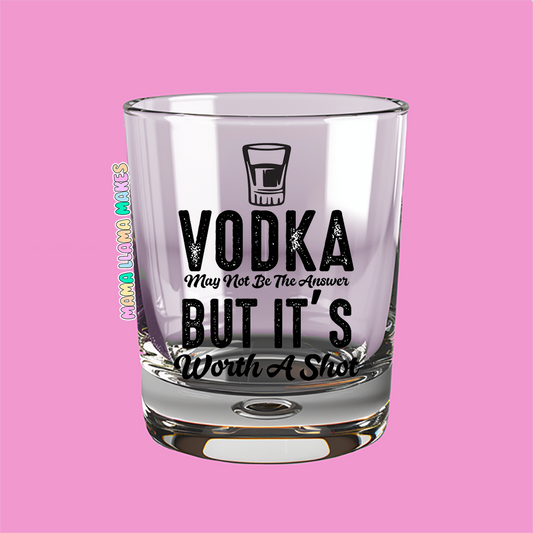 Vodka may not be the answer but its worth the shot