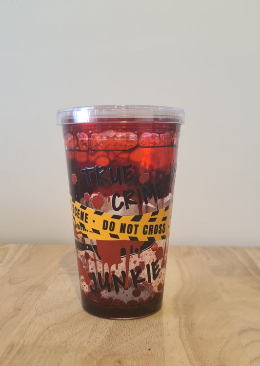 True crime junkie blood