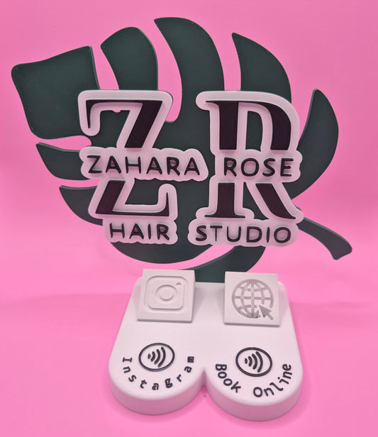 Custom logo NFC market and business stand