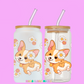 Corgi can glass