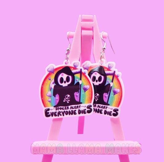 Spoiler alert everyone dies earrings
