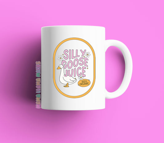 silly goose juice mug