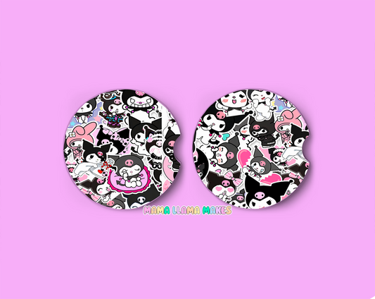 Kuromi- Car coasters