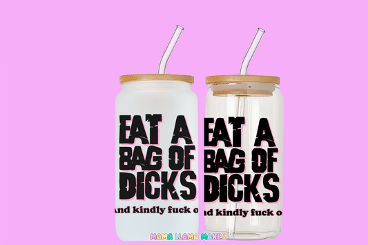 Eat a bag of dicks and kindly fuck off