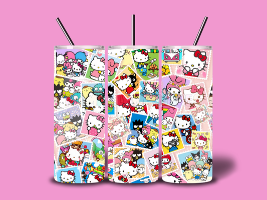 kitty stamp tumbler