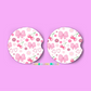 Cherry bows 1- Car coasters