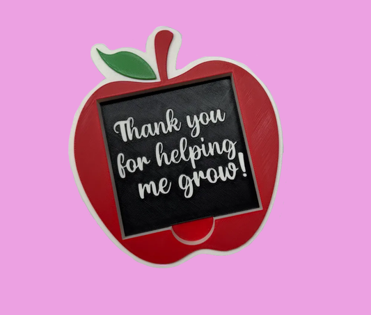 Apple Teacher Appreciation Sticky Note Holder – A+ Gift for the Best Educators