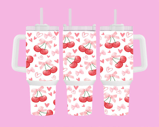 cherries and bows