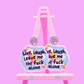 Live, laugh, leave me the fuck alone earrings