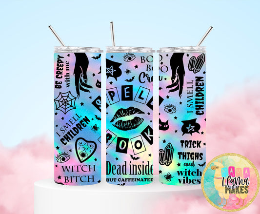 Spell book- Dead inside but caffeinated