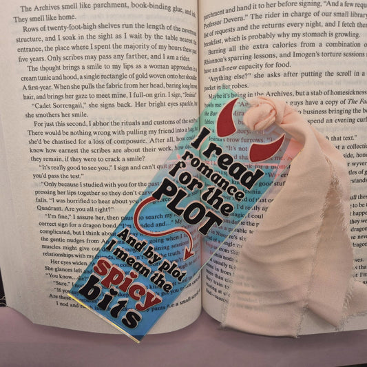 I read for the plot