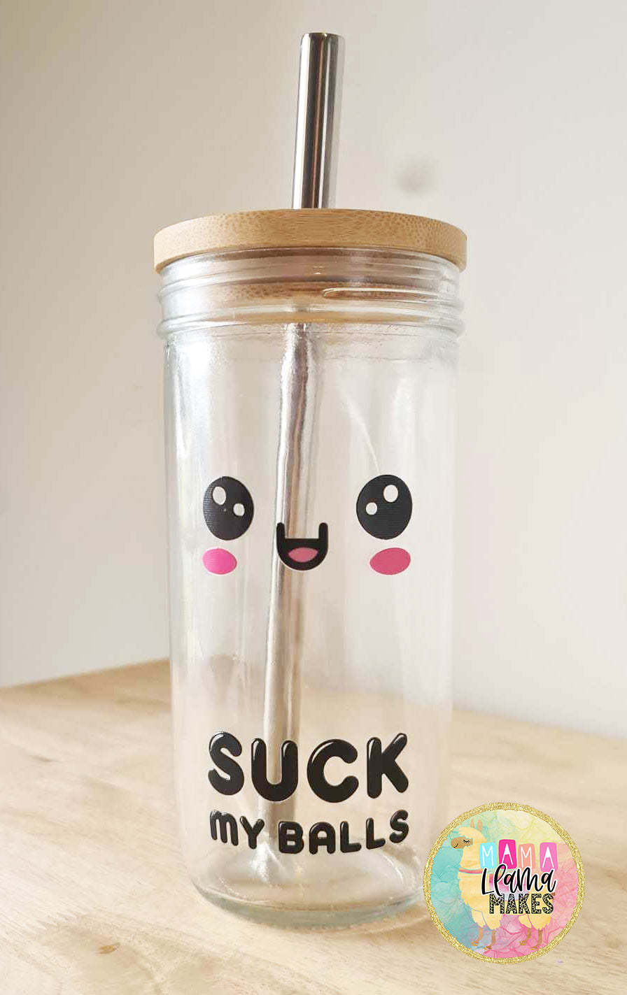 Boba glass cups